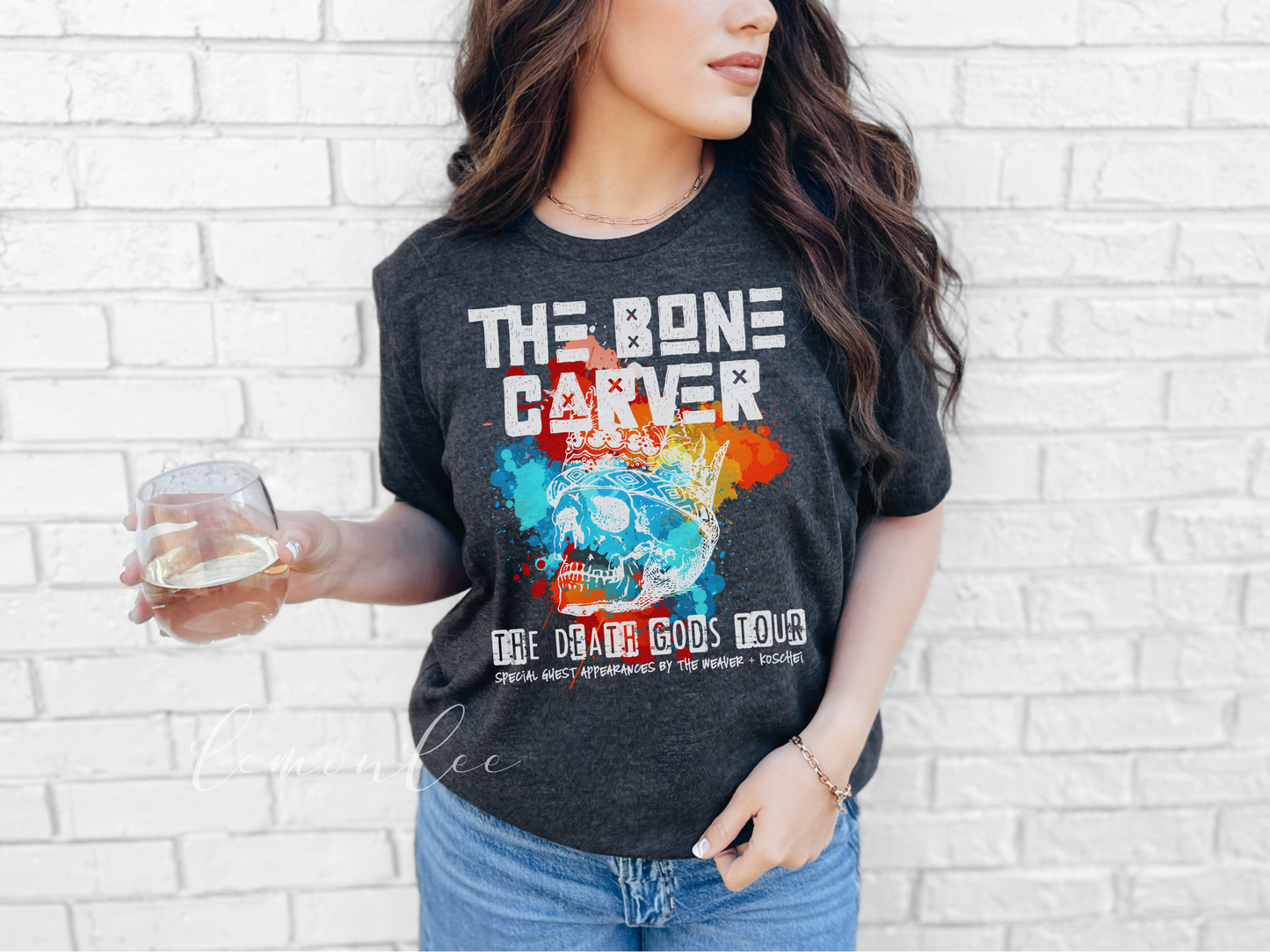 The Bone Carver Death Gods Tour Bella + Canvas Shirt