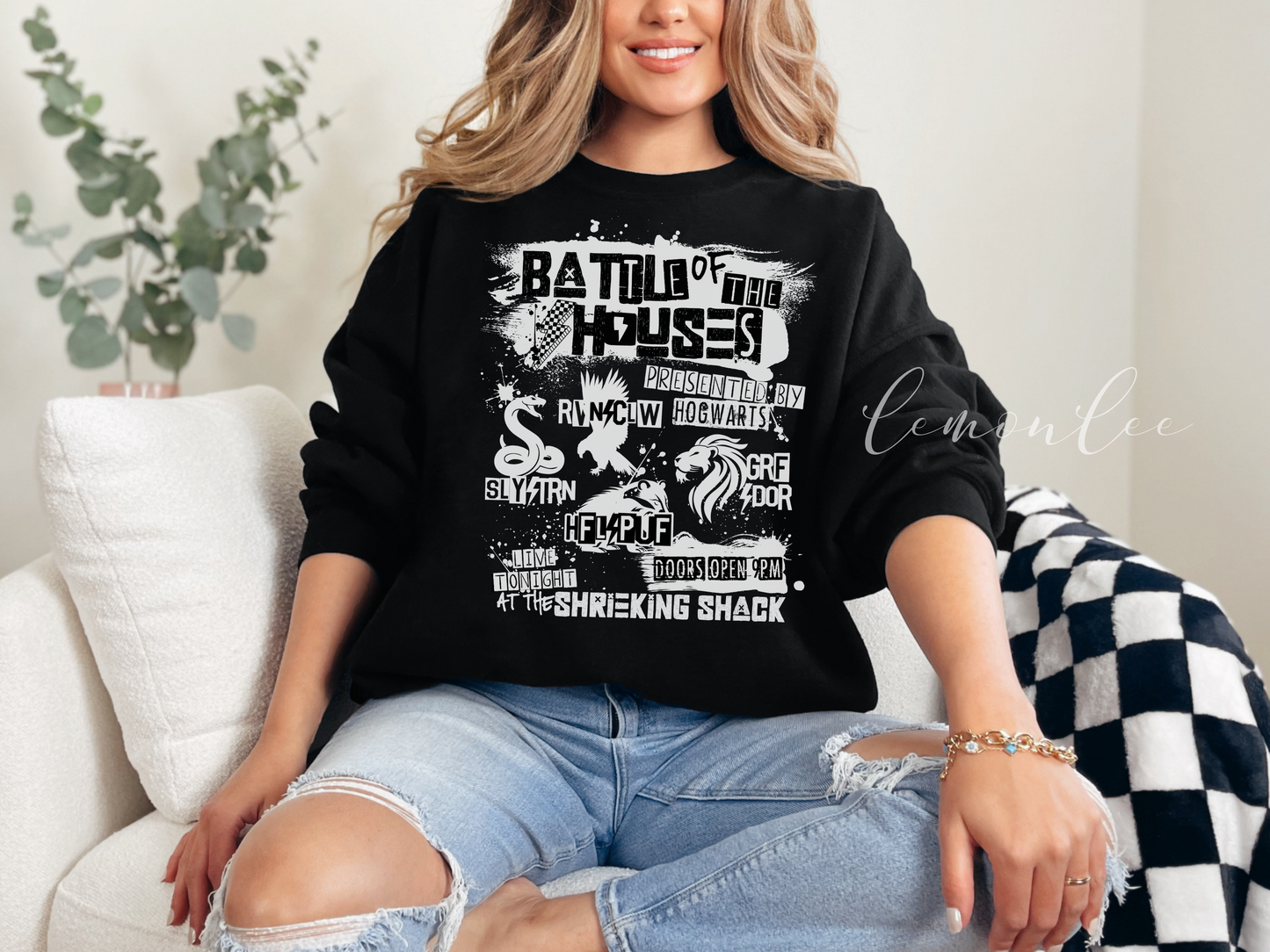 Pull ras du cou Bataille de la maison