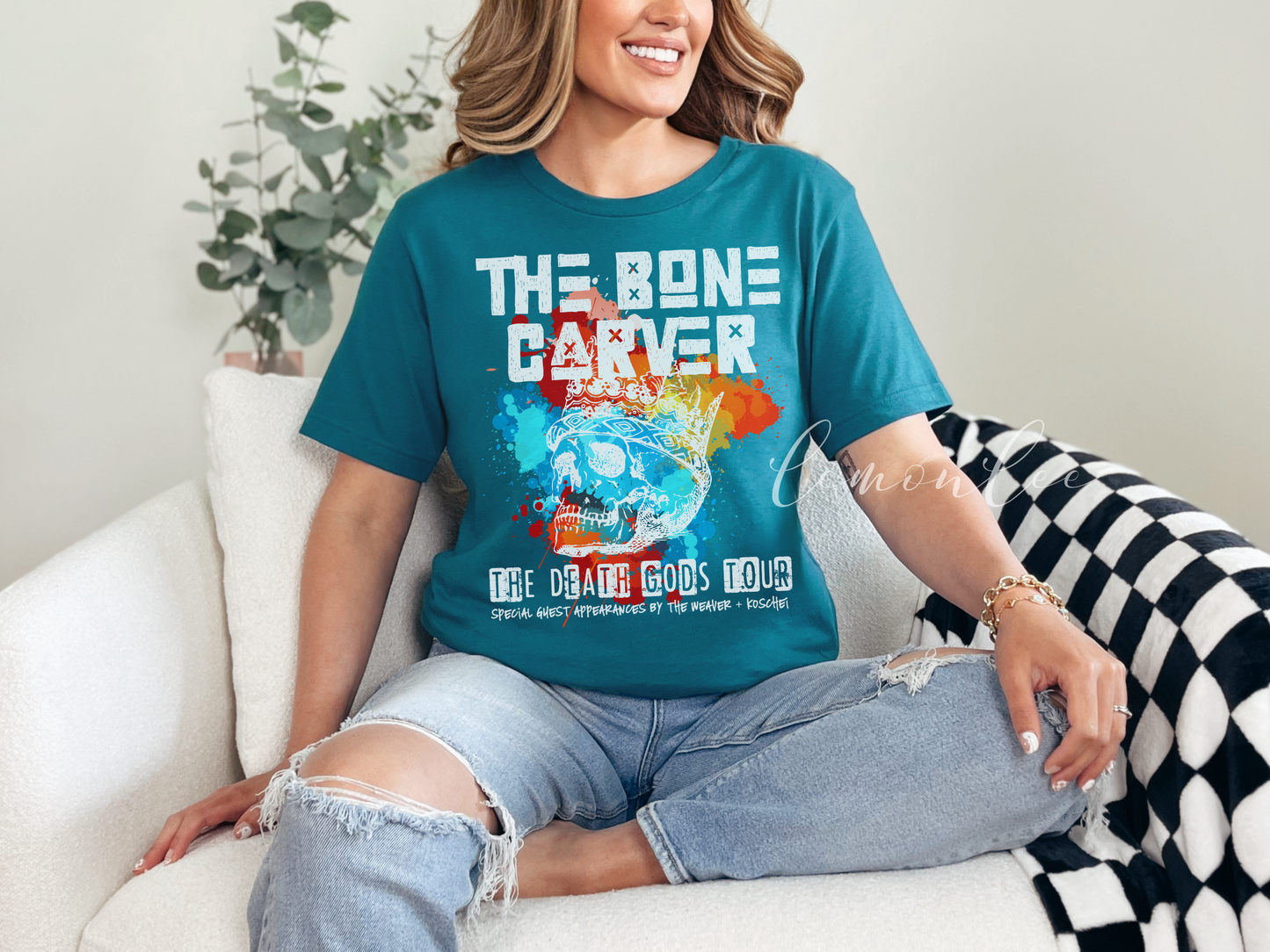 The Bone Carver Death Gods Tour Bella + Canvas Shirt