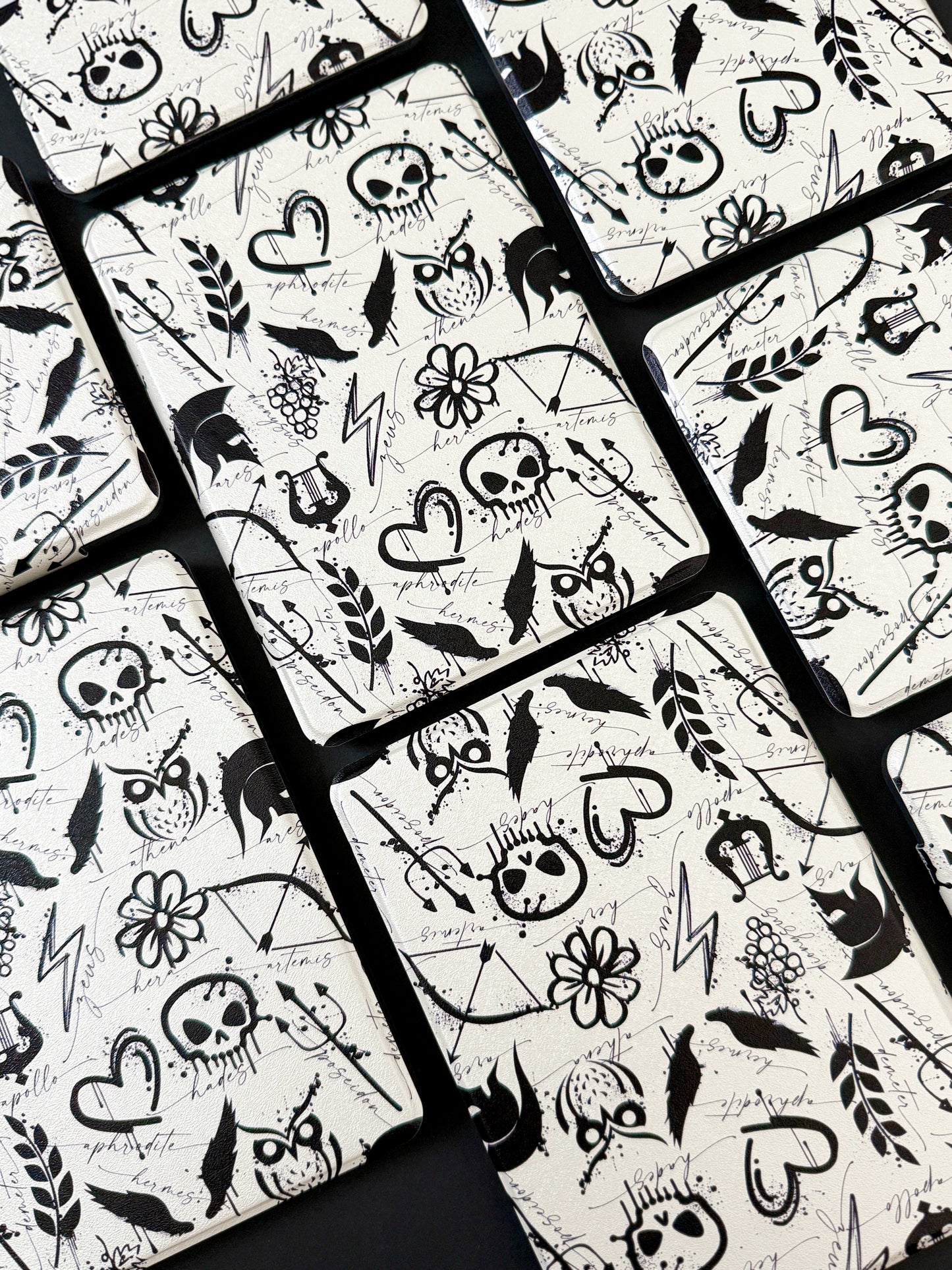 The Best of Both Kindle Case Cover with Clear Back and Cover Strap - Mythology Icons - 11th + 12th Gen Paperwhite and Kindle Basic