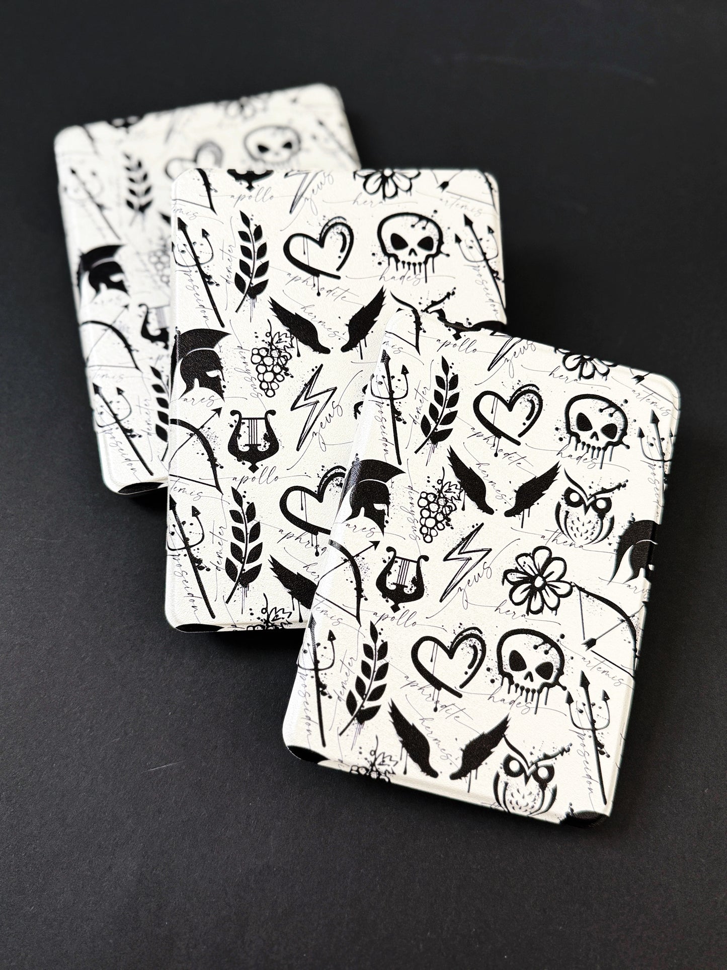 The Best of Both Kindle Case Cover with Clear Back and Cover Strap - Mythology Icons - 11th + 12th Gen Paperwhite and Kindle Basic