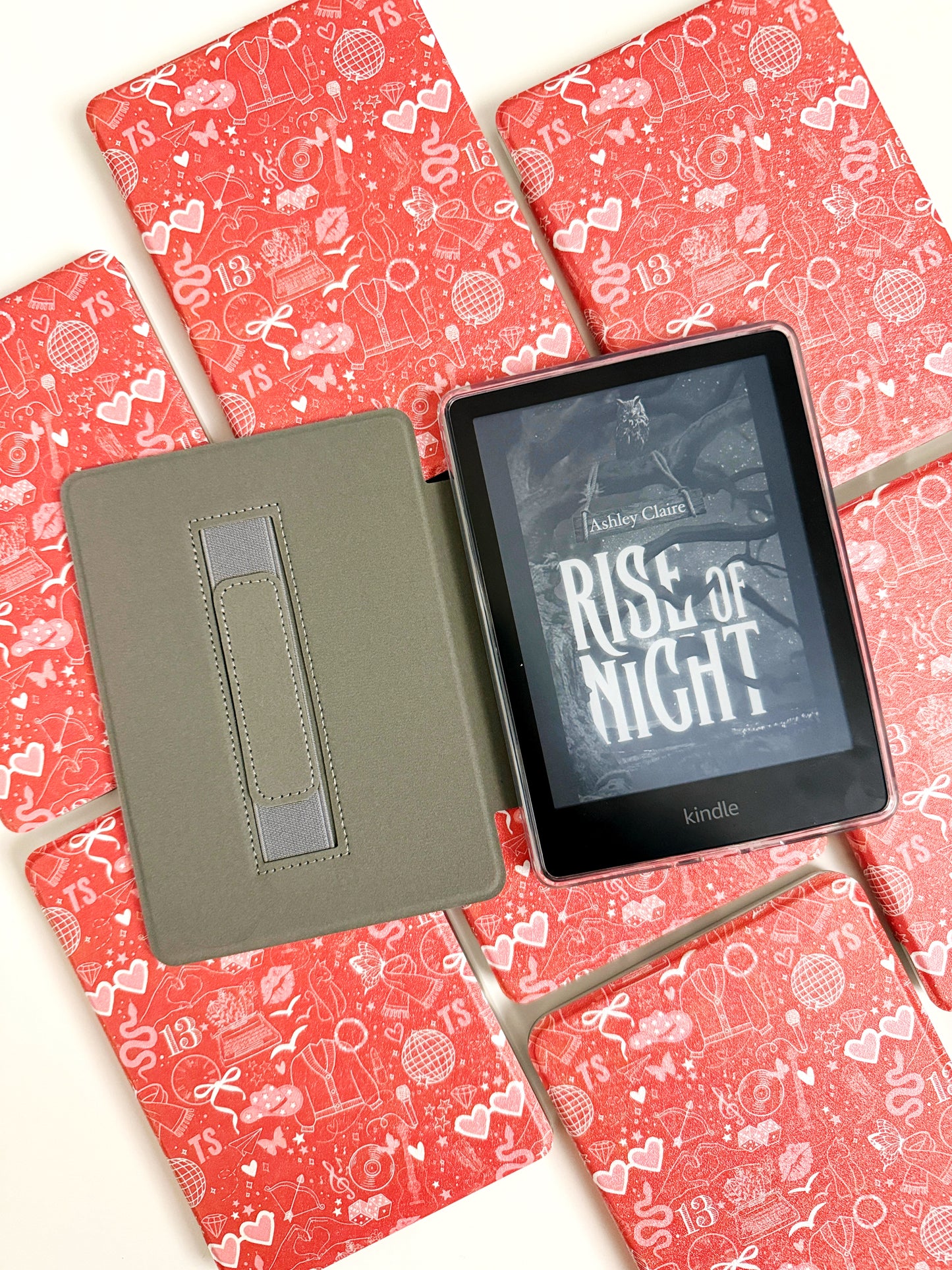 The Best of Both Kindle Case Cover with Clear Back and Cover Strap - Dear Reader - 11th + 12th Gen Paperwhite/Colorsoft + Kindle Basic