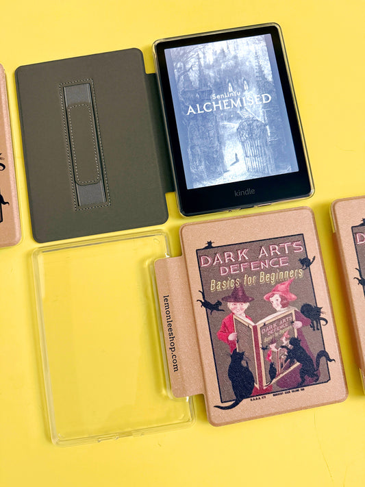 The Best of Both Kindle Case Cover with Clear Back and Cover Strap - Dark Arts Class - 11th + 12th Gen Paperwhite/Colorsoft