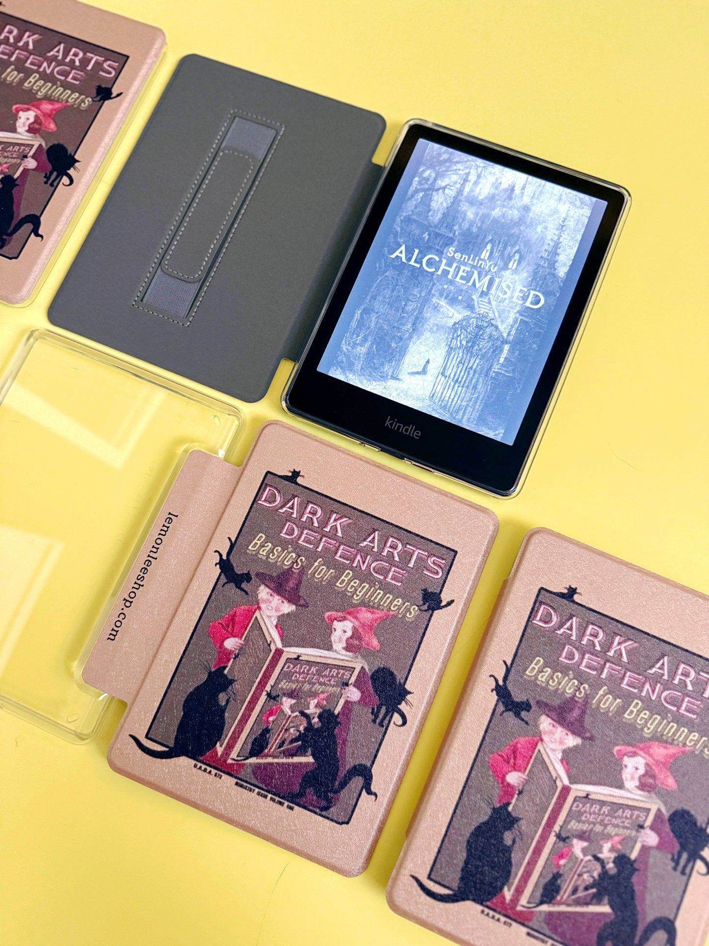 The Best of Both Kindle Case Cover with Clear Back and Cover Strap - Dark Arts Class - 11th + 12th Gen Paperwhite/Colorsoft