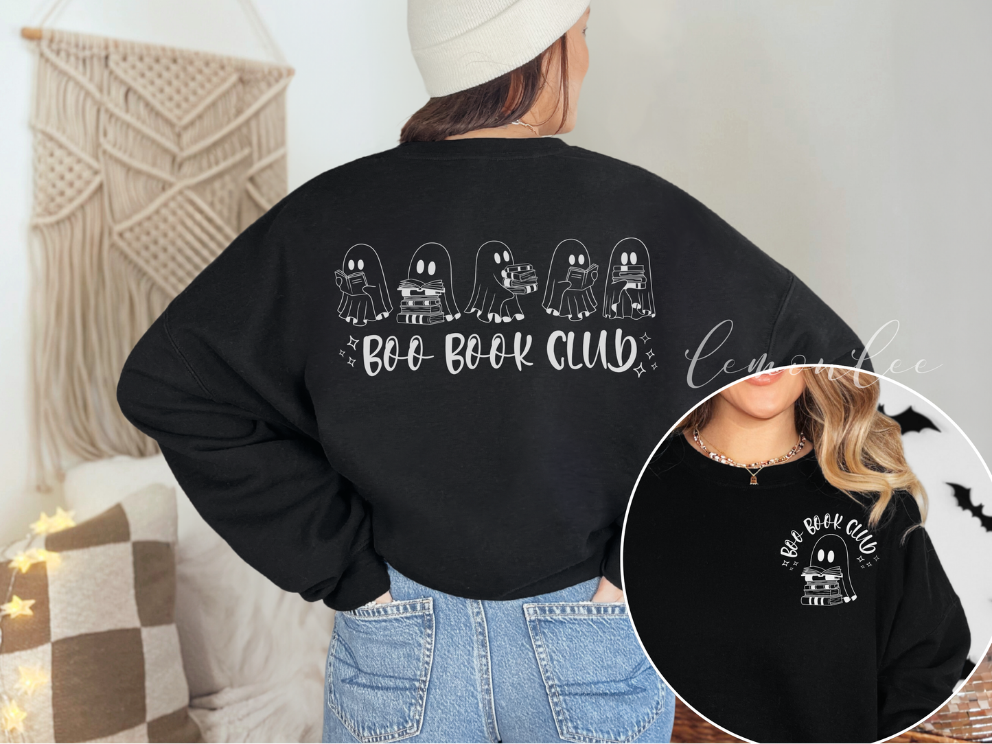 Pull Boo Book Club - Pulls de couleur foncée