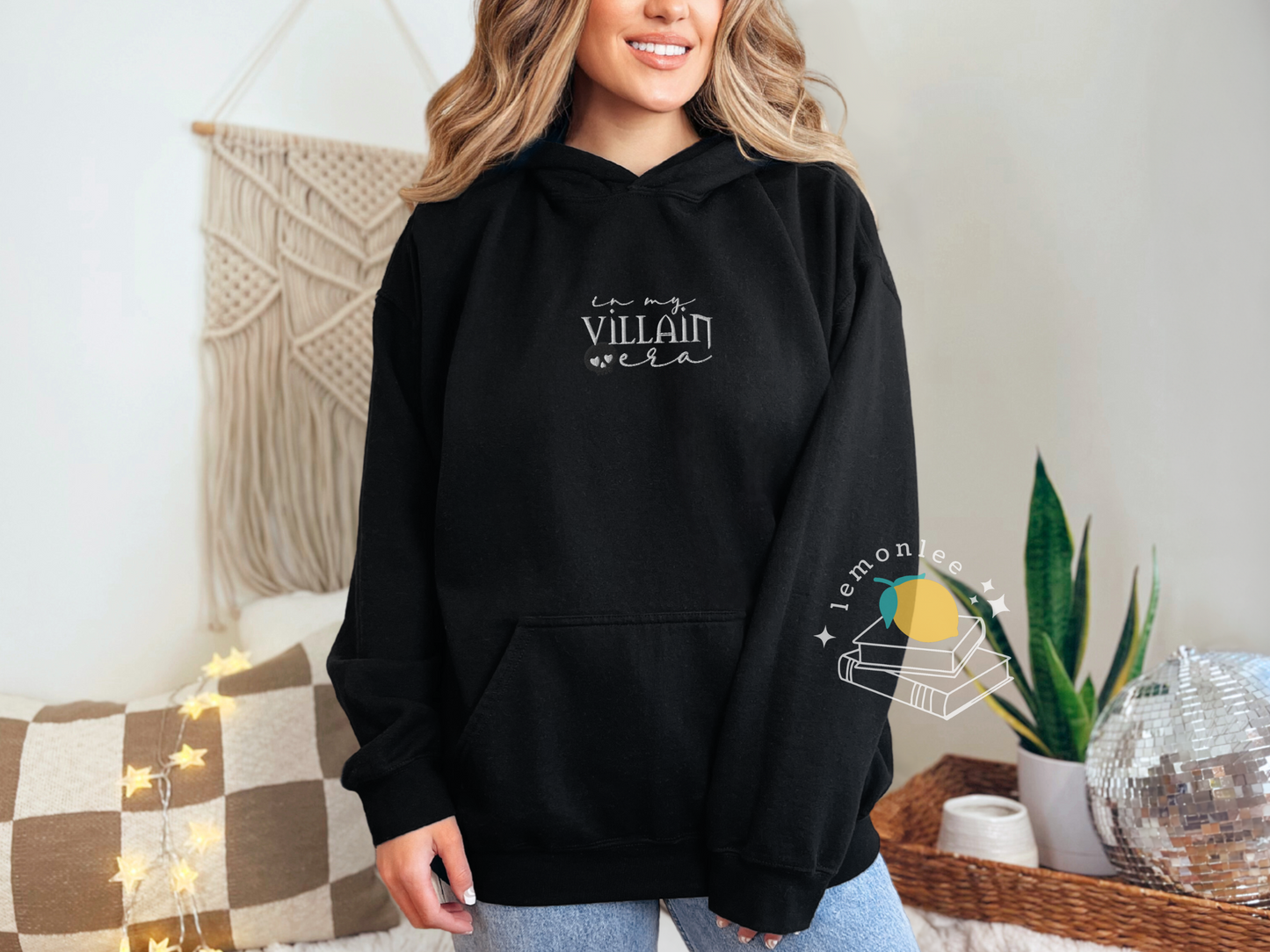 In My Villain Era Cozy Bookish Hoodie