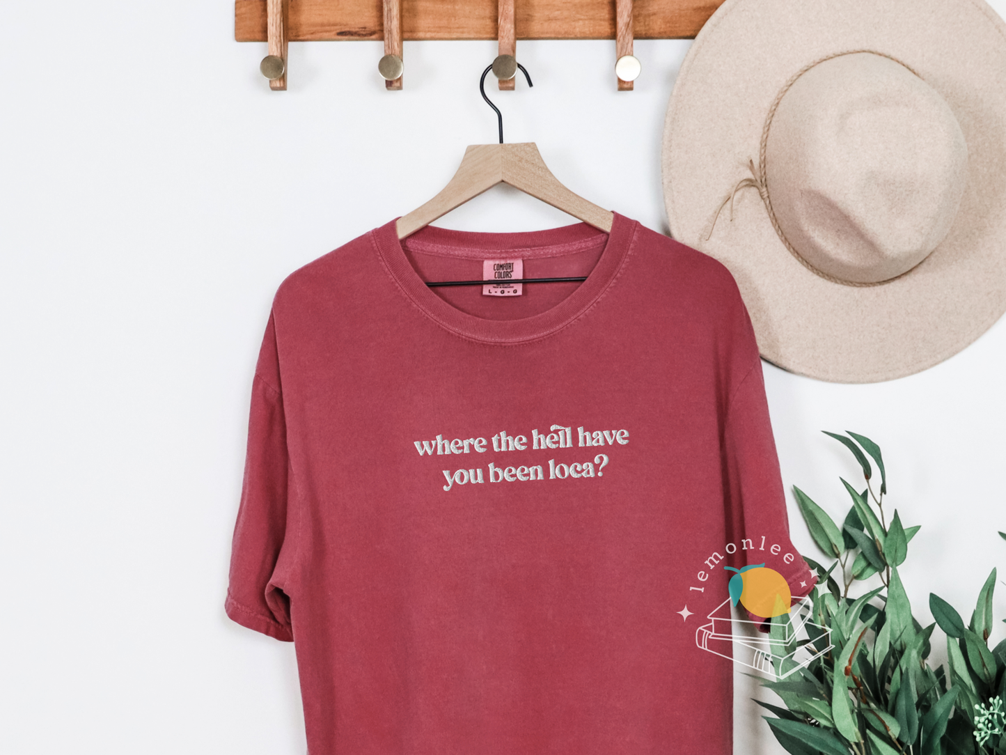 Twilight Loca Embroidered Comfort Colors Tee