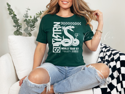 Rock Hogwarts Houses - Slytherin House - Bella + Canvas Soft Shirt Dark Color Options