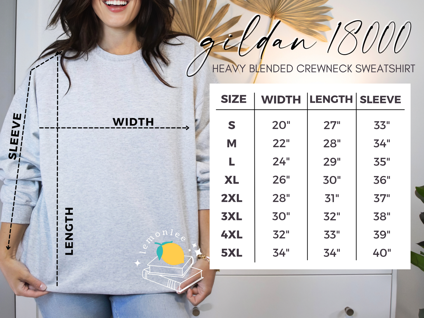 *Officially Licensed by Ashley Claire* Rise of Night Quote Embroidered Crewneck Sweater