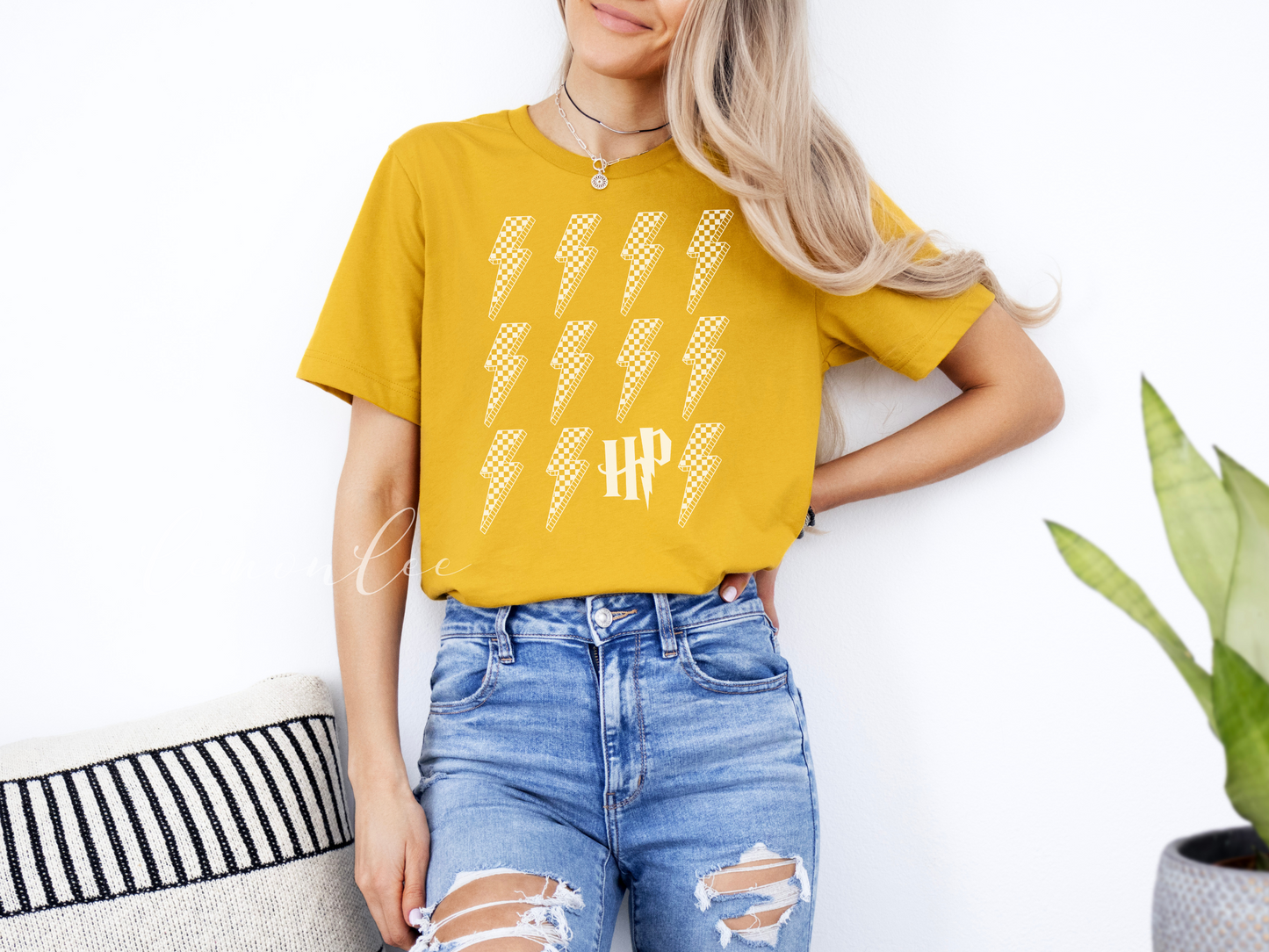 T-shirt HP Lighting Bolts Soft Style - T-shirts de couleur foncée