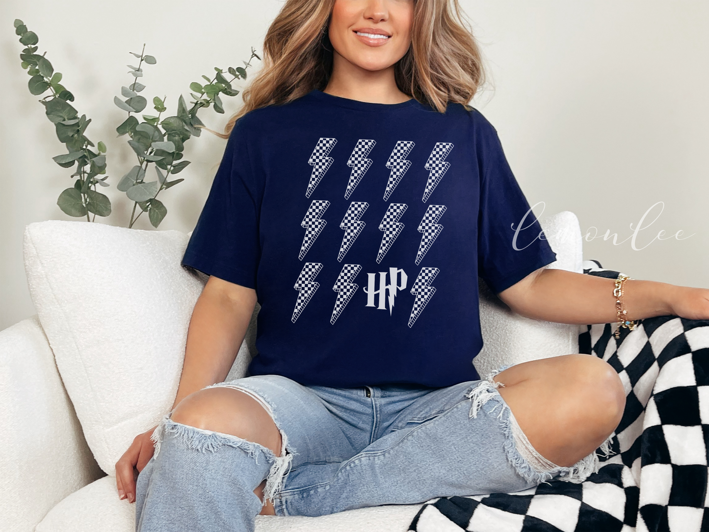 T-shirt HP Lighting Bolts Soft Style - T-shirts de couleur foncée