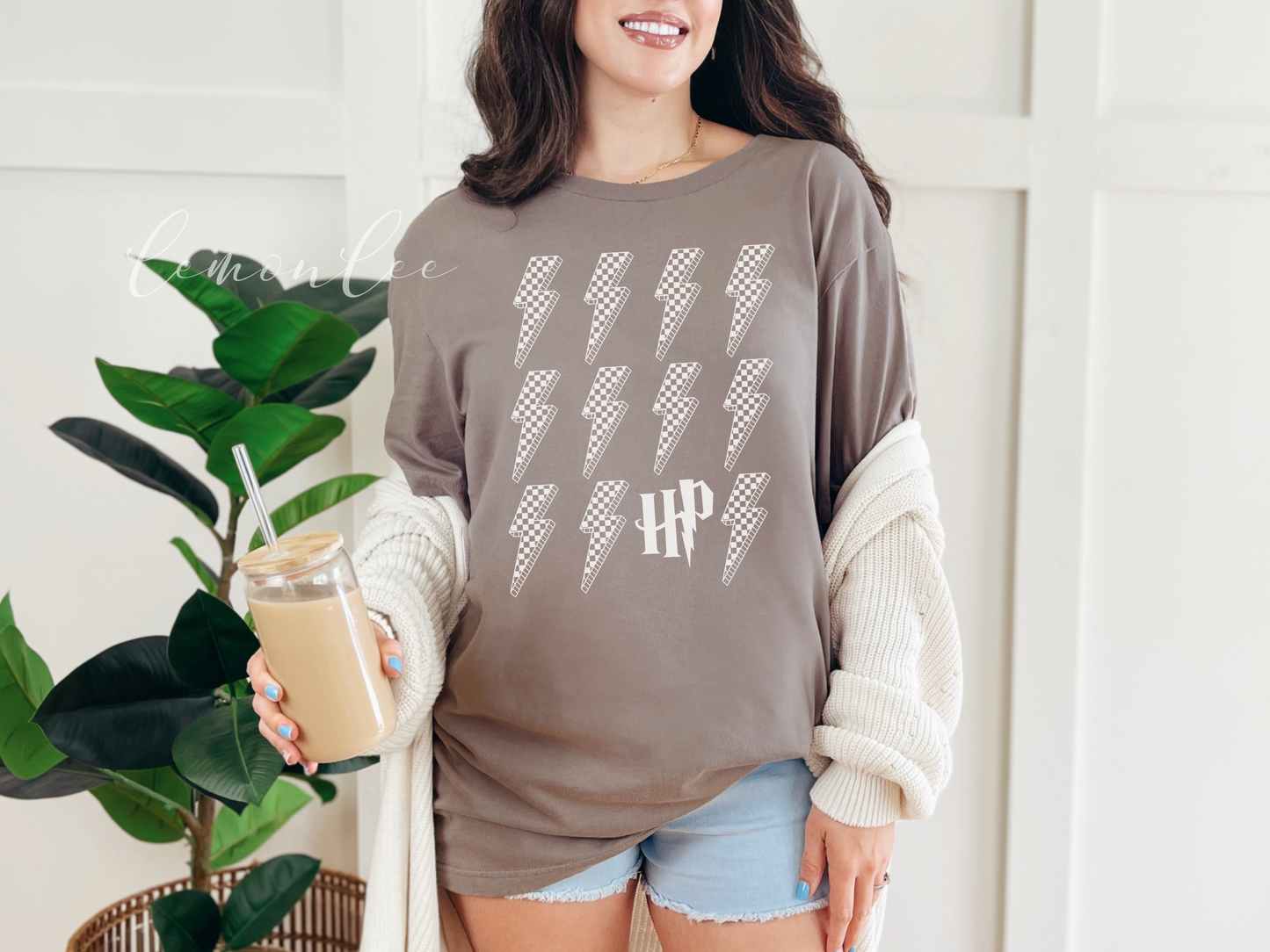 T-shirt HP Lighting Bolts Soft Style - T-shirts de couleur foncée