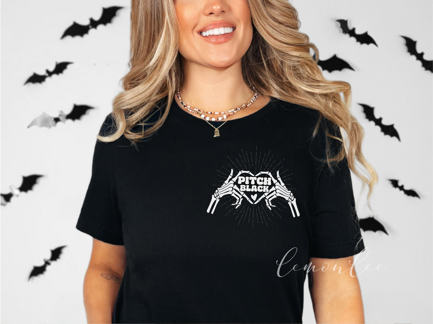 T-shirt ras du cou Just a Ray of Pitch Black