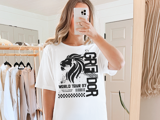 Rock Hogwarts Houses - Gryffindor House - Bella + Canvas Soft Shirt Light Color Options