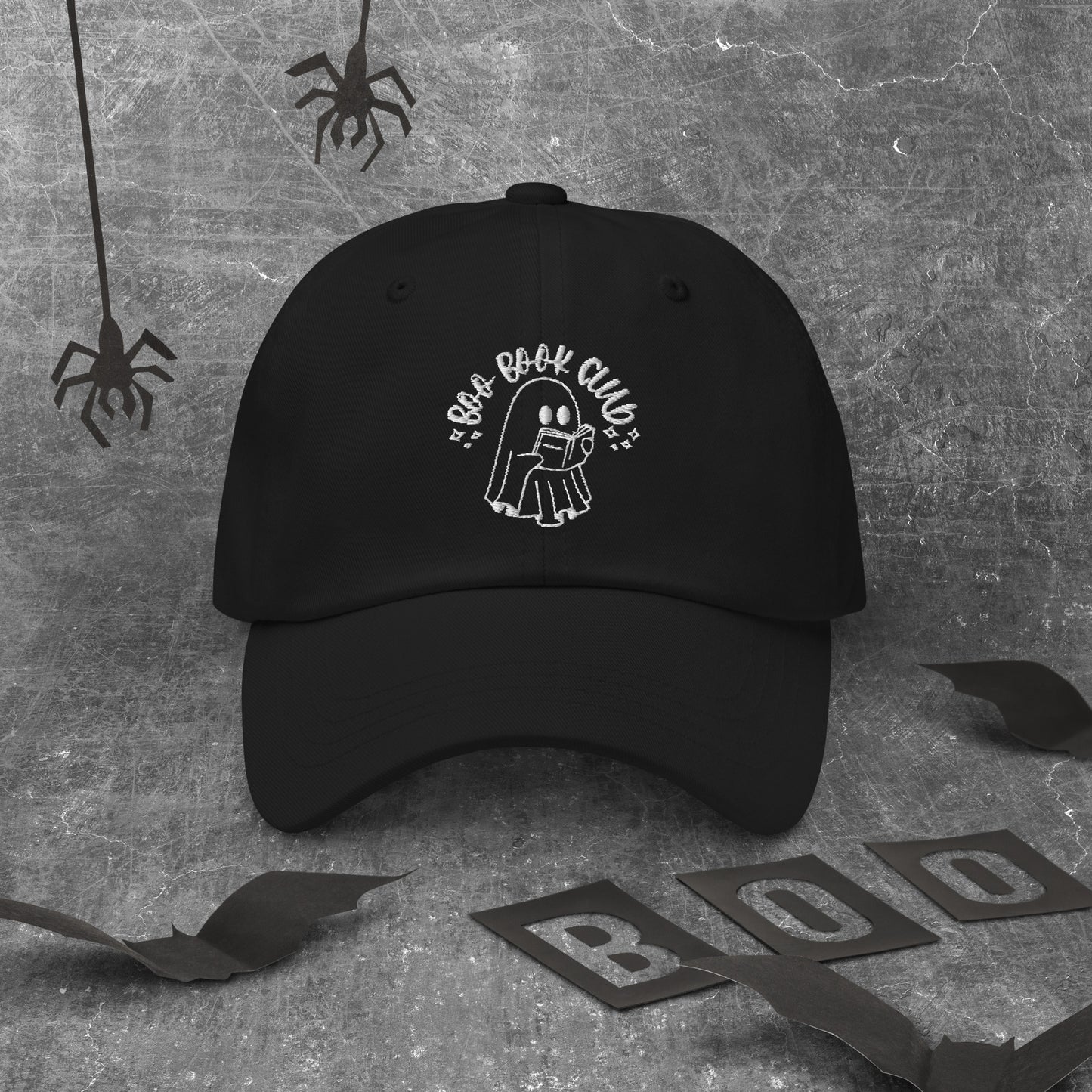 Chapeau Boo Book Club - Style chapeau de papa ajustable