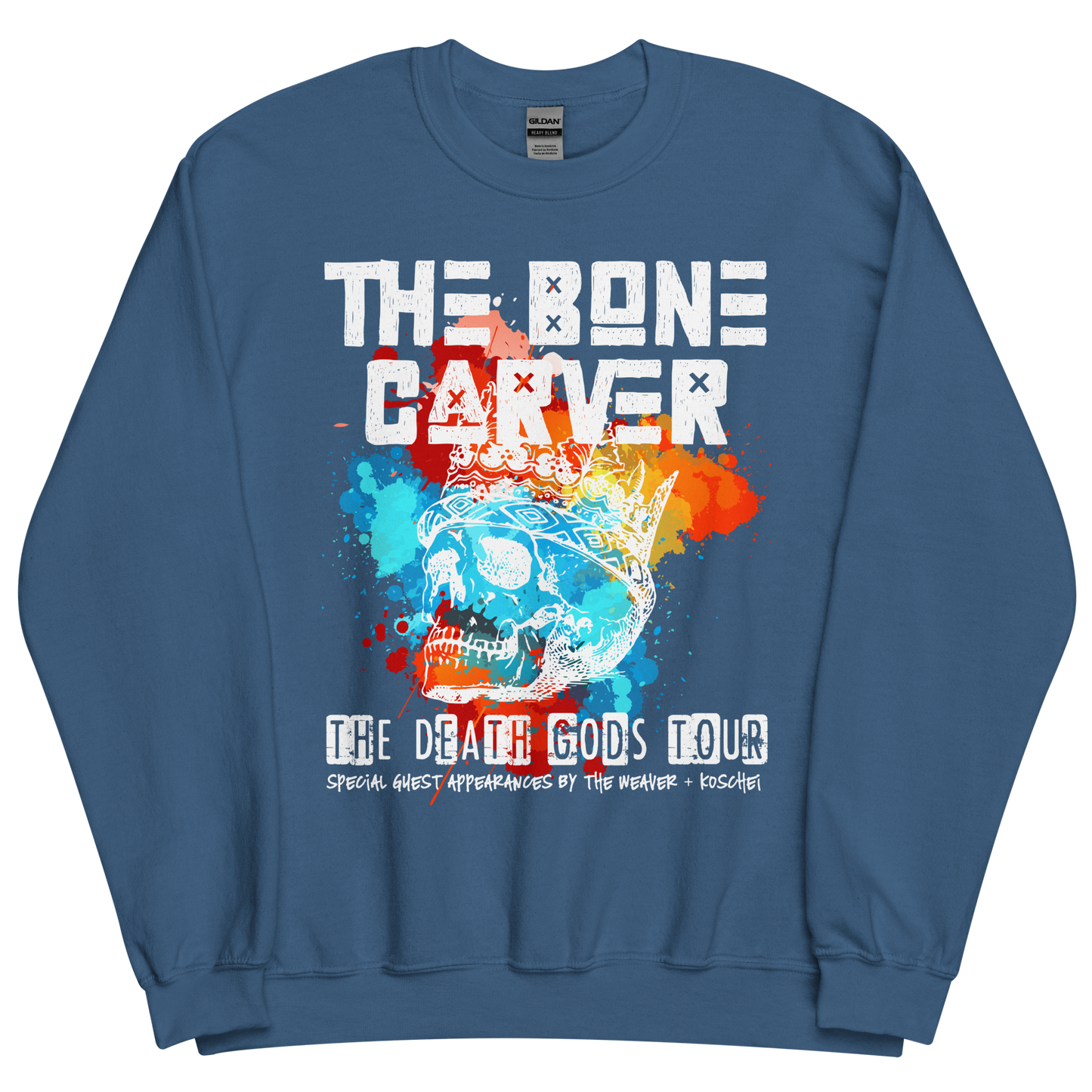 Sweat ras du cou Death Gods Tour de The Bone Carver
