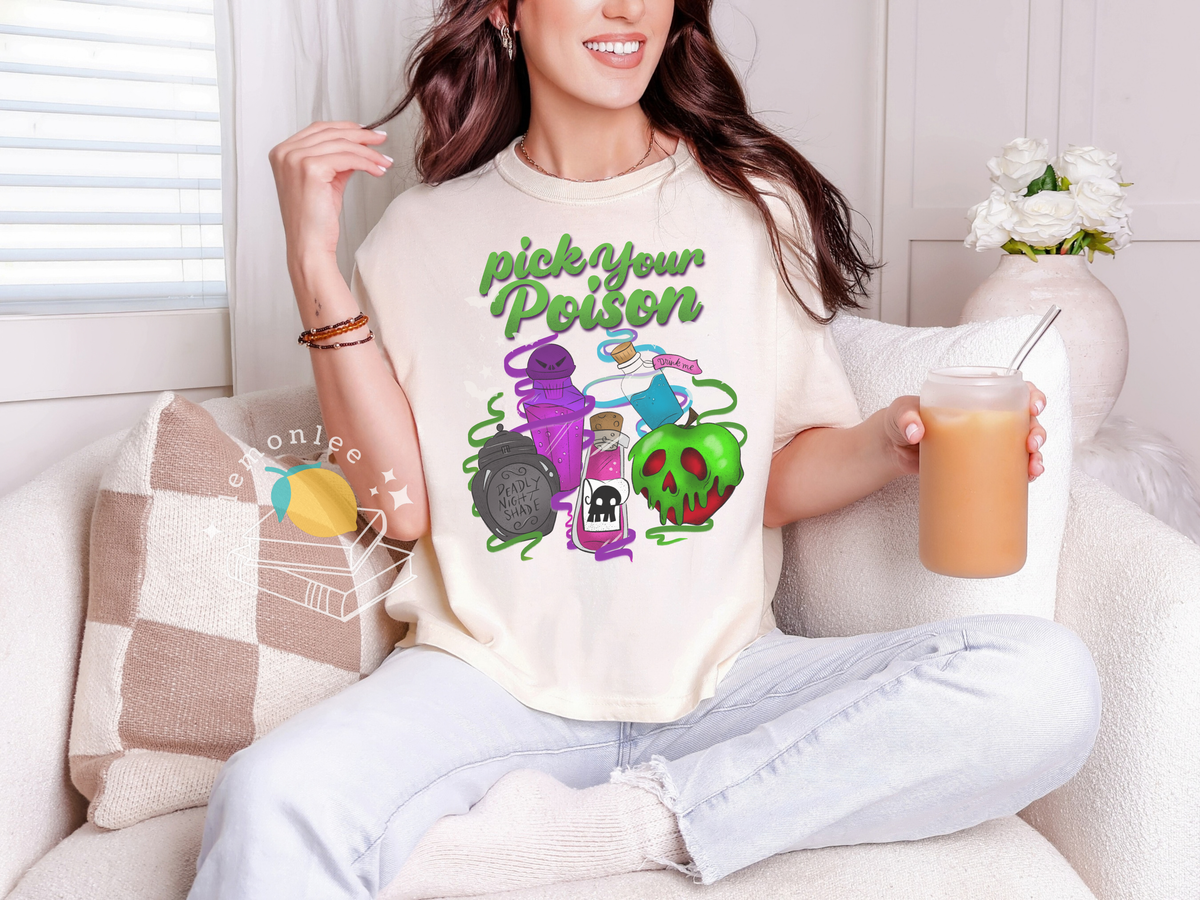 Pick Your Poison BOXY Tee Comfort Colors