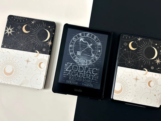 Étui pour Kindle Paperwhite 6,8" ou Kindle Basic 6" - Jour et nuit