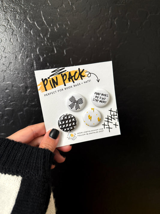 Button Pin Pack - Stay Weird Set