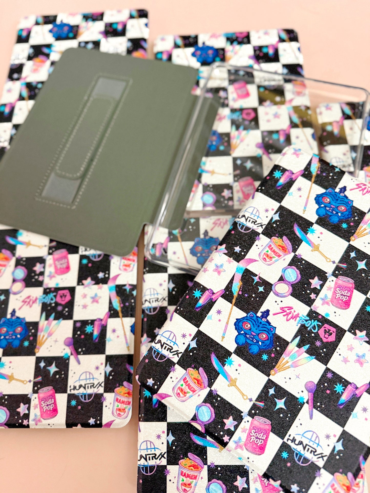 The Best of Both Kindle Case Cover with Clear Back and Cover Strap - KPOP Hunters - 11th + 12th Gen Paperwhite