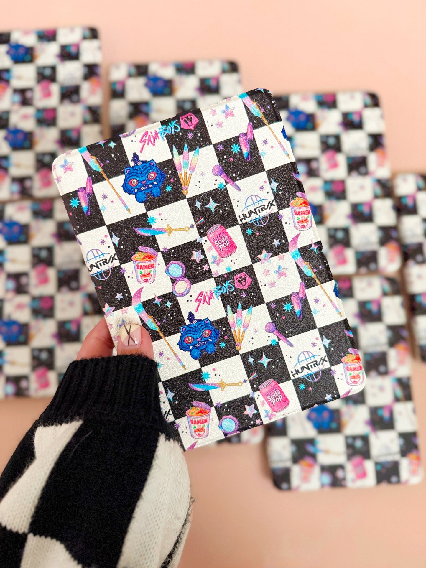 The Best of Both Kindle Case Cover with Clear Back and Cover Strap - KPOP Hunters - 11th + 12th Gen Paperwhite