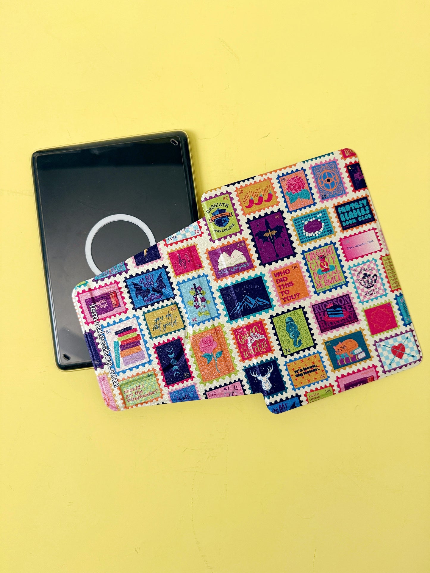 Why Choose Kindle Case with Detachable Cover + Clear Back - Fantasy Stamps - 11th + 12th Gen Paperwhite and Kindle Basic