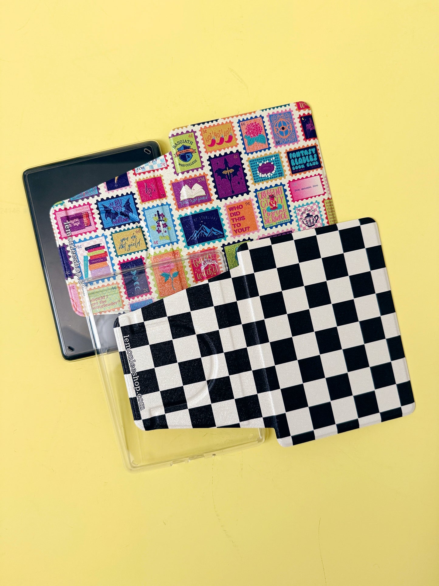 Why Choose Kindle Case with Detachable Cover + Clear Back - Fantasy Stamps - 11th + 12th Gen Paperwhite and Kindle Basic