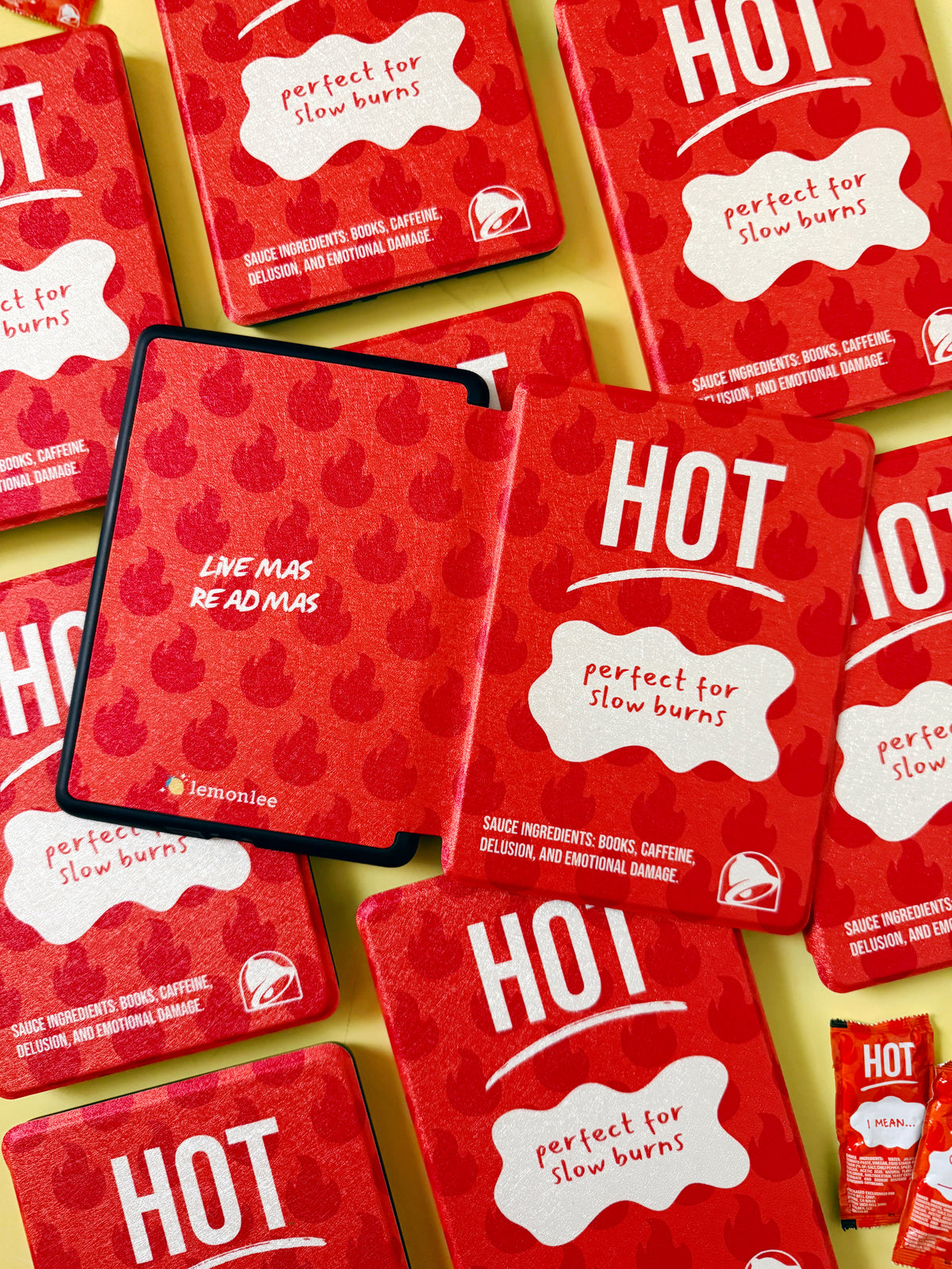 Kindle Case Cover for Kindle 11th + 12th Paperwhite - Hot Sauce (Hot)
