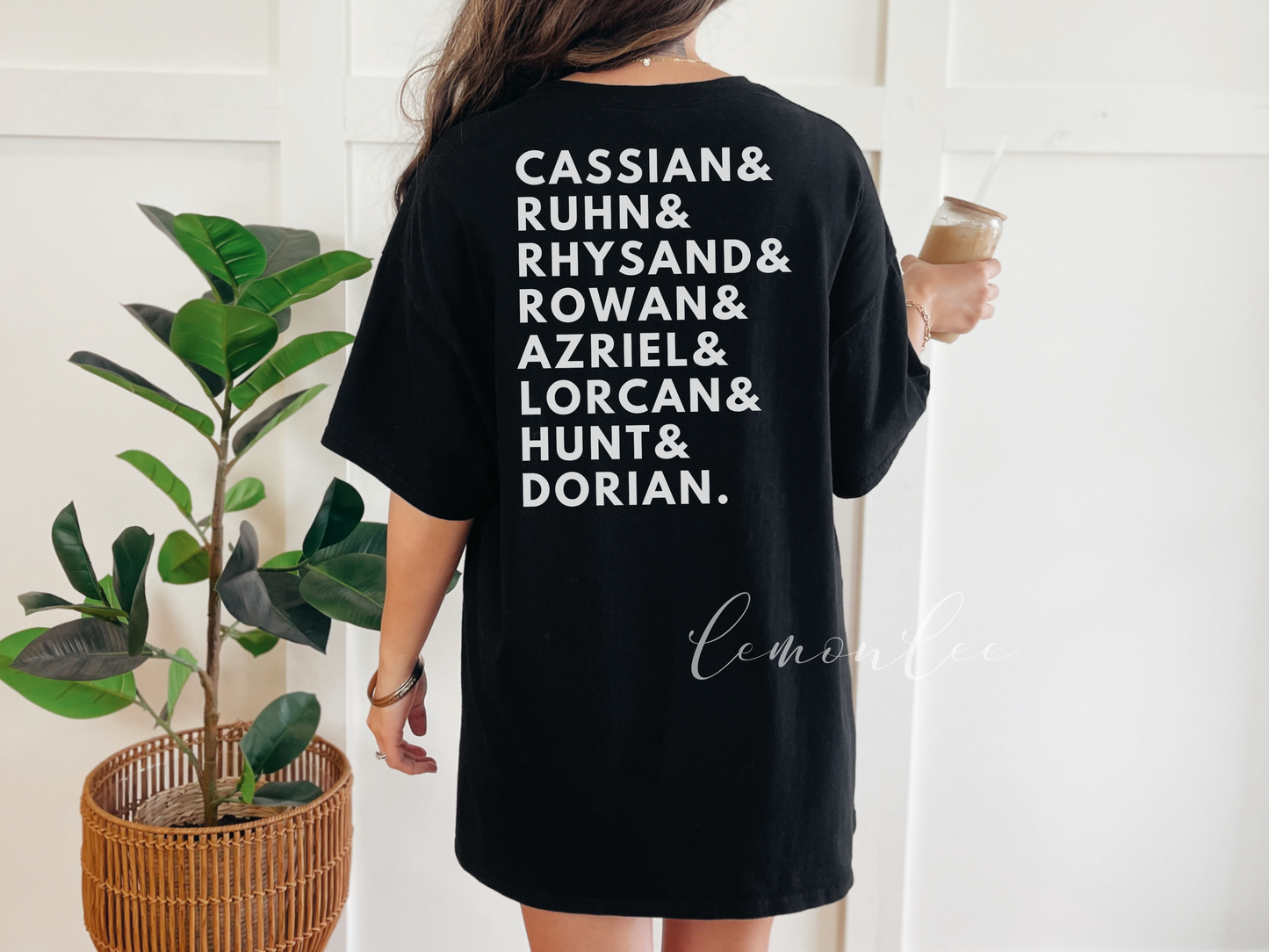 Maasverse Men Love Crewneck Shirt - SJM Book Boyfriends Shirt - Dark Colors