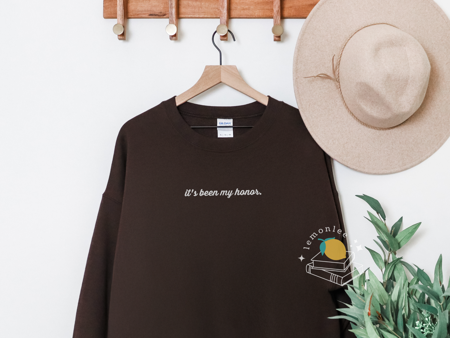 It's Been My Honor Embroidered Crewneck Sweater