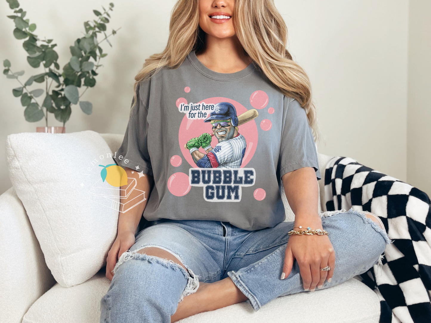 Just Here for the Gum Comfort Colors Tee
