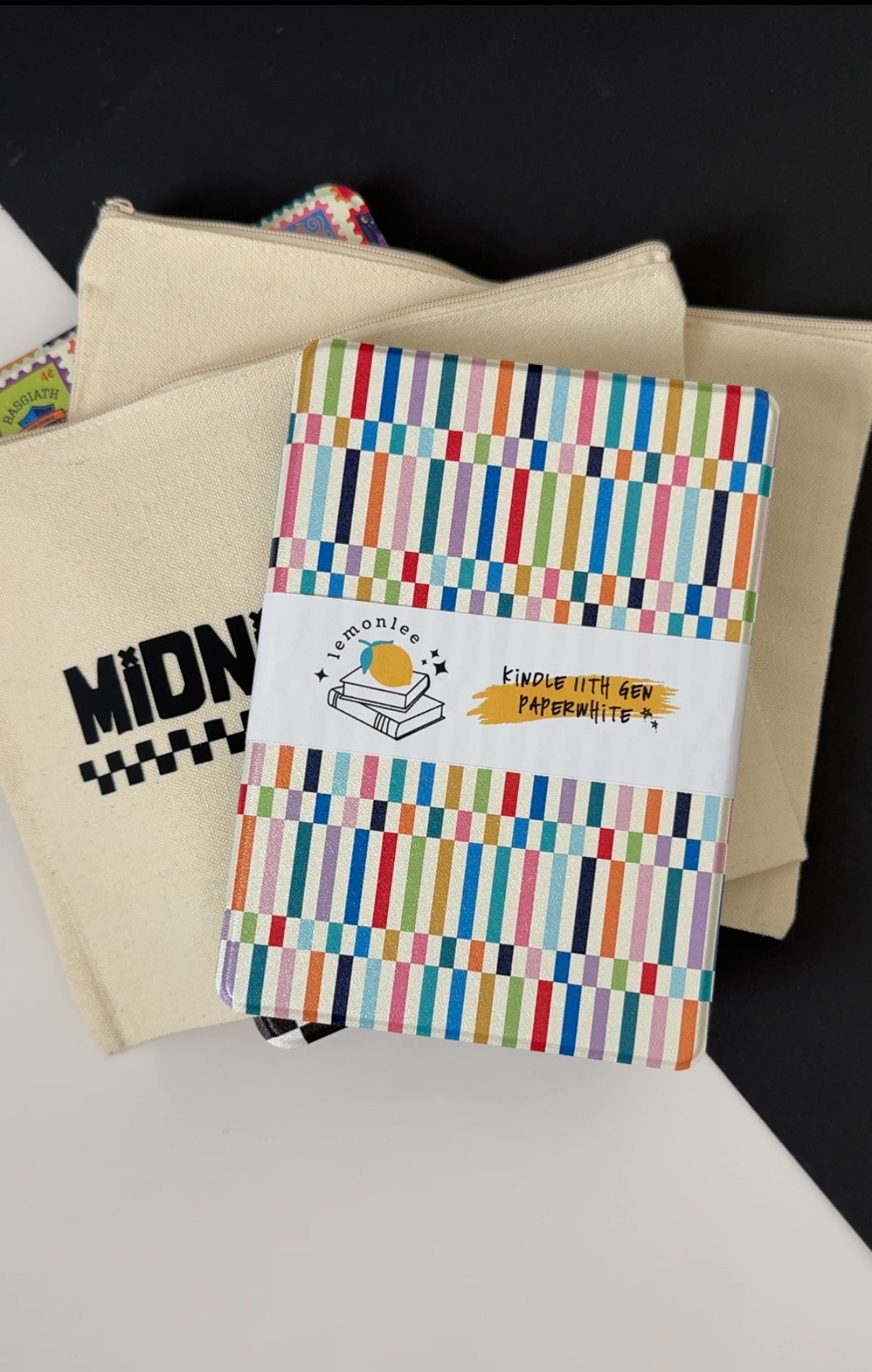Midnight Book Club Canvas Zipper Pouch