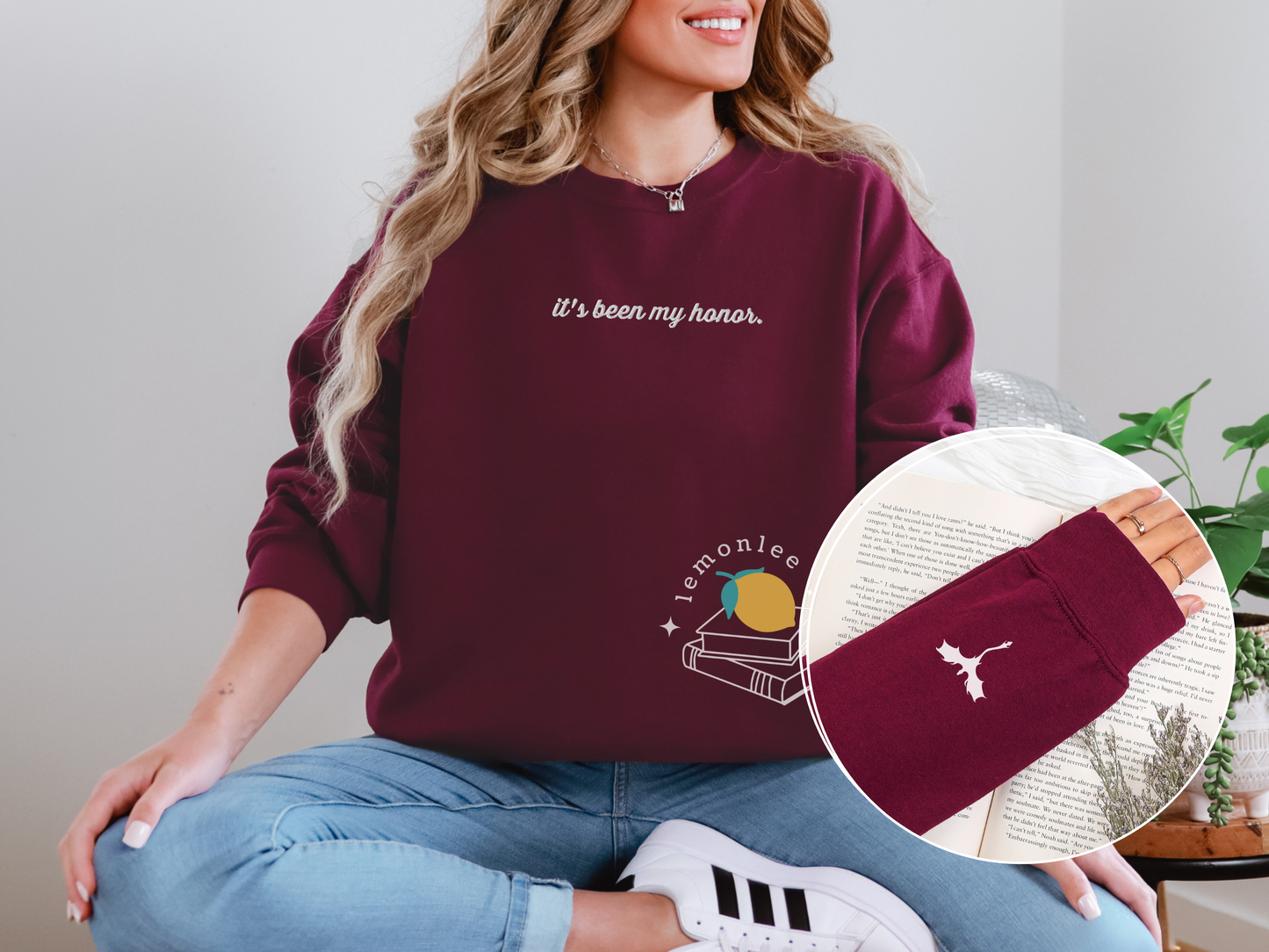 It's Been My Honor Embroidered Crewneck Sweater
