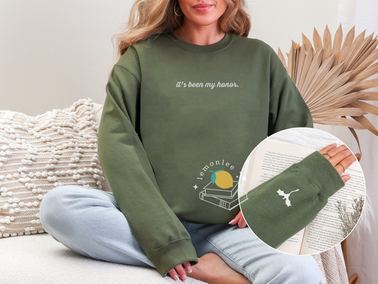 It's Been My Honor Embroidered Crewneck Sweater