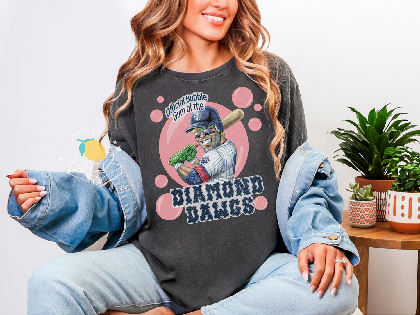 Baseball Gum Comfort Colors Tee