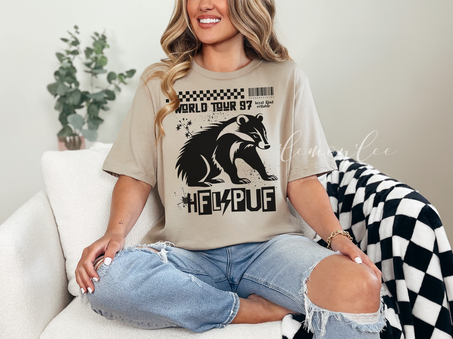 Rock Hogwarts Houses - Hufflepuff House - Bella + Canvas Soft Shirt Light Color Options