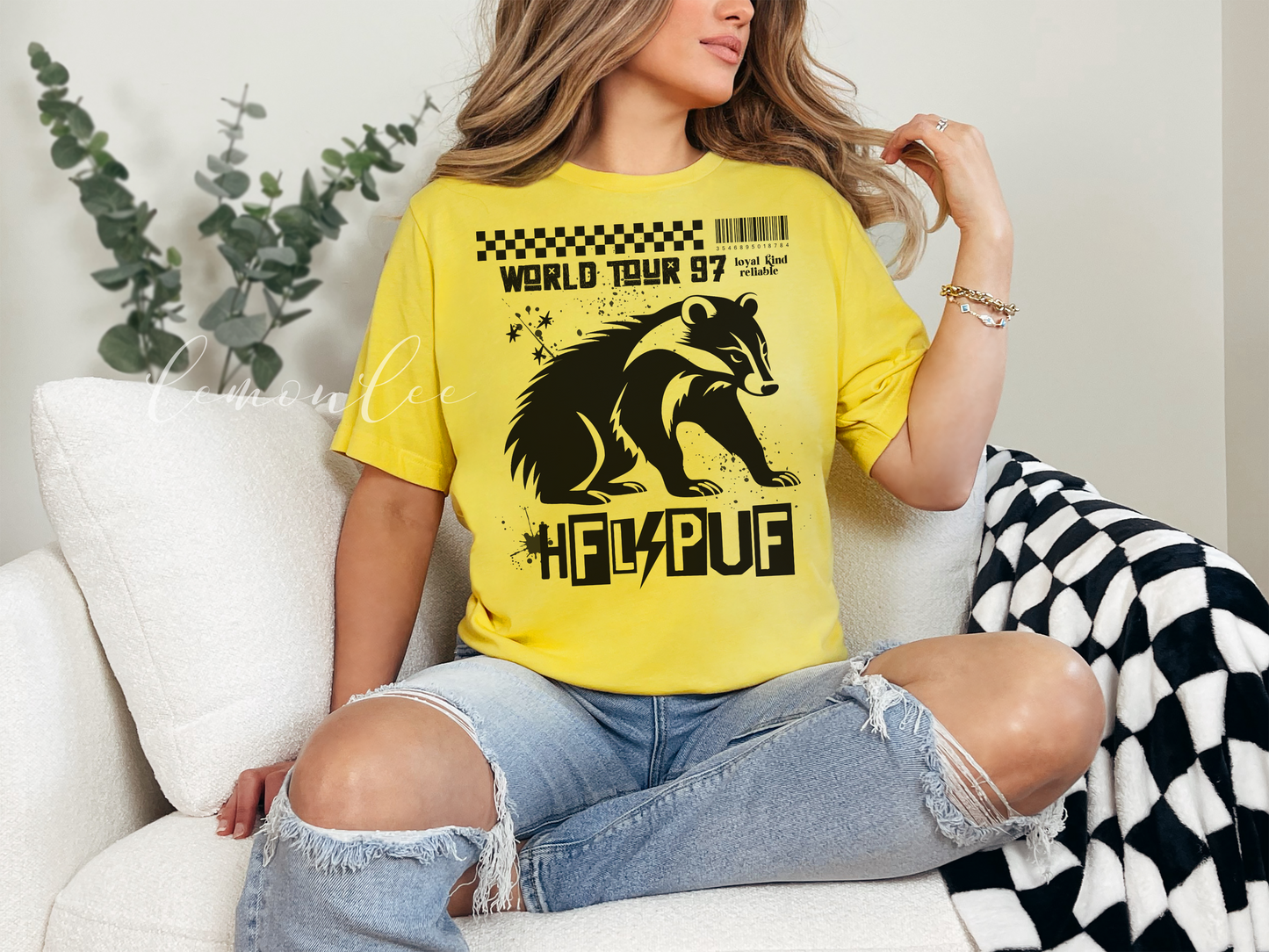 Rock Hogwarts Houses - Hufflepuff House - Bella + Canvas Soft Shirt Light Color Options