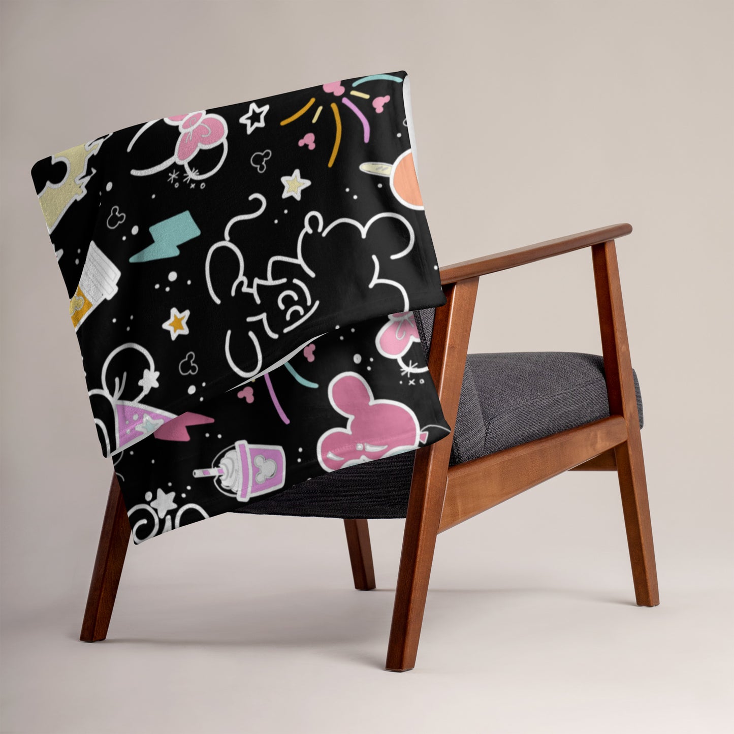 Minky Soft Throw Blanket - Magical Mouse