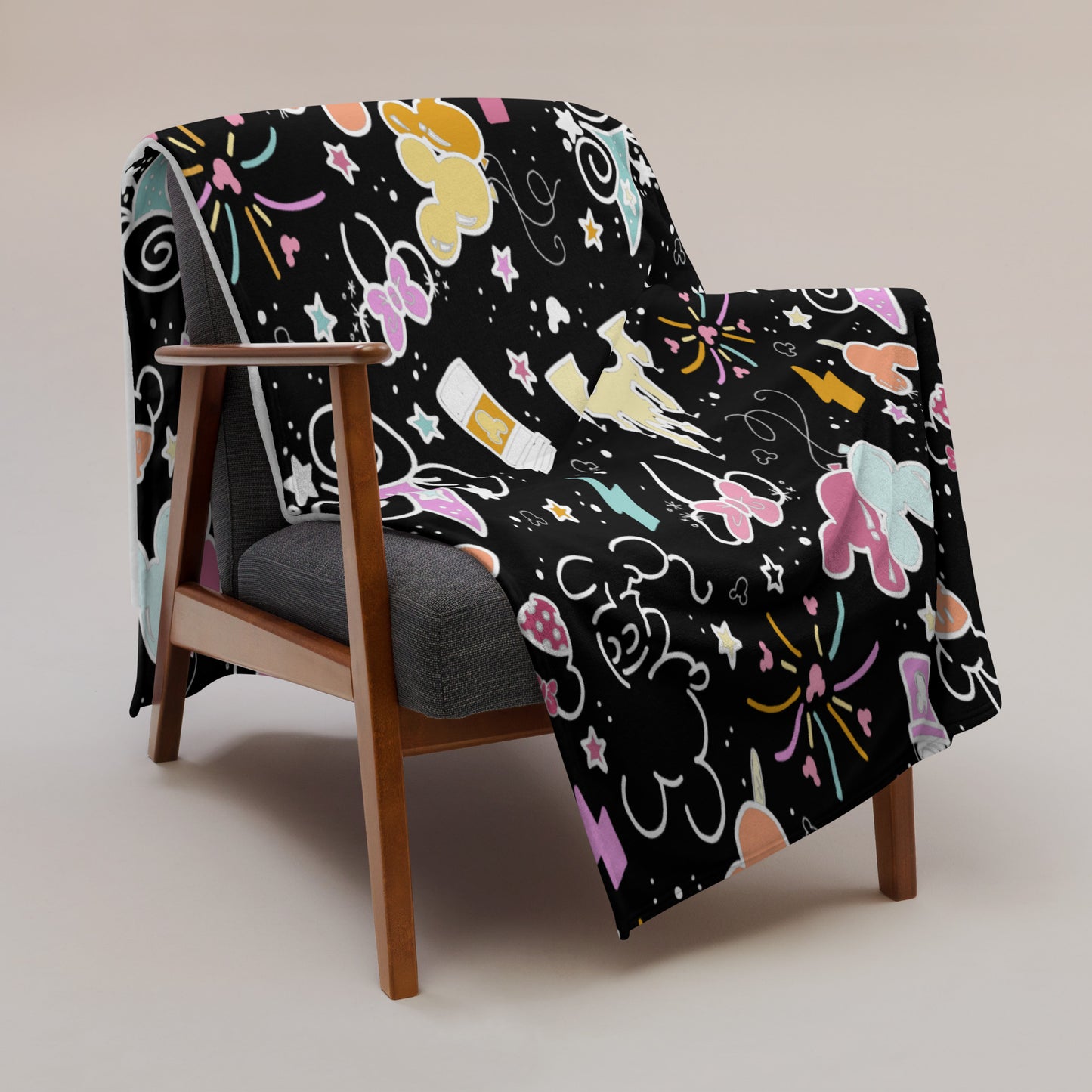 Minky Soft Throw Blanket - Magical Mouse