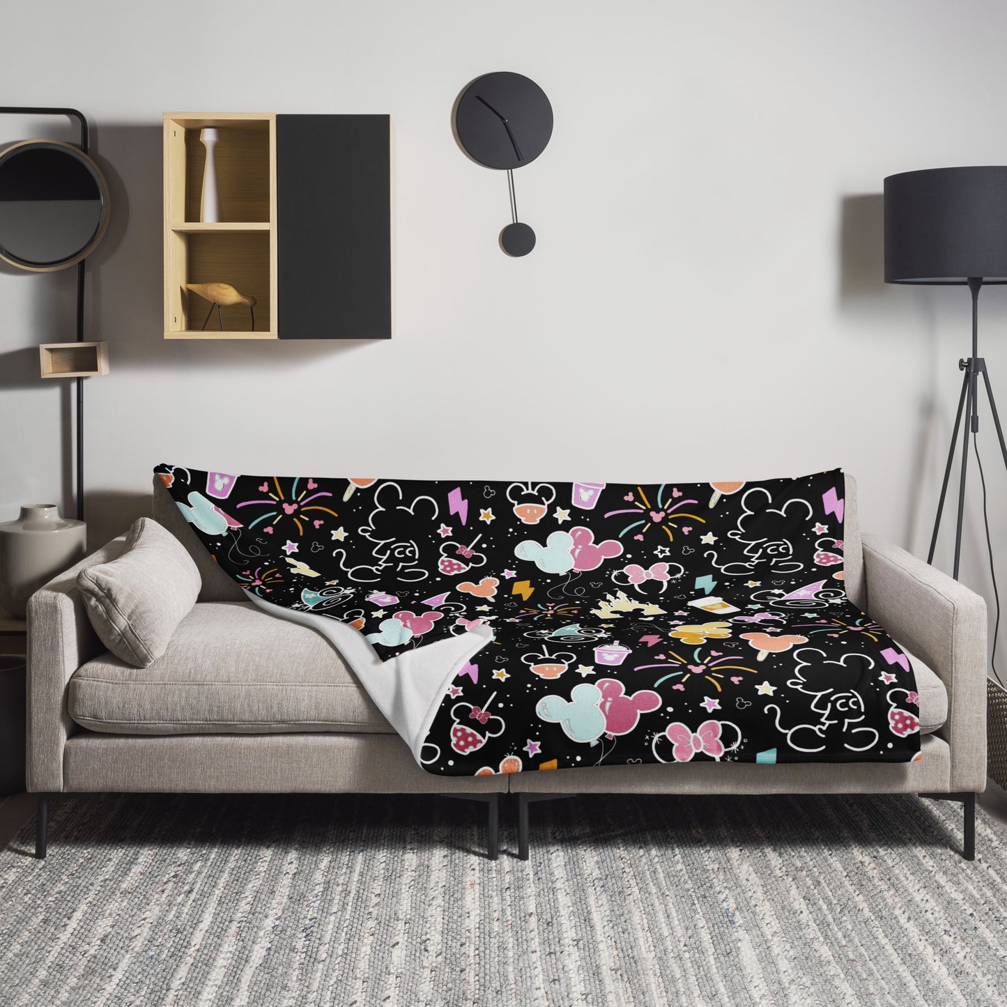 Minky Soft Throw Blanket - Magical Mouse