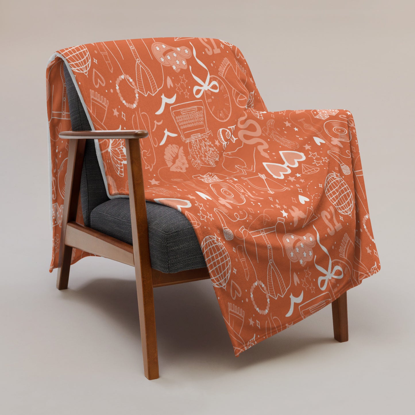 Minky Soft Throw Blanket - Dear Reader