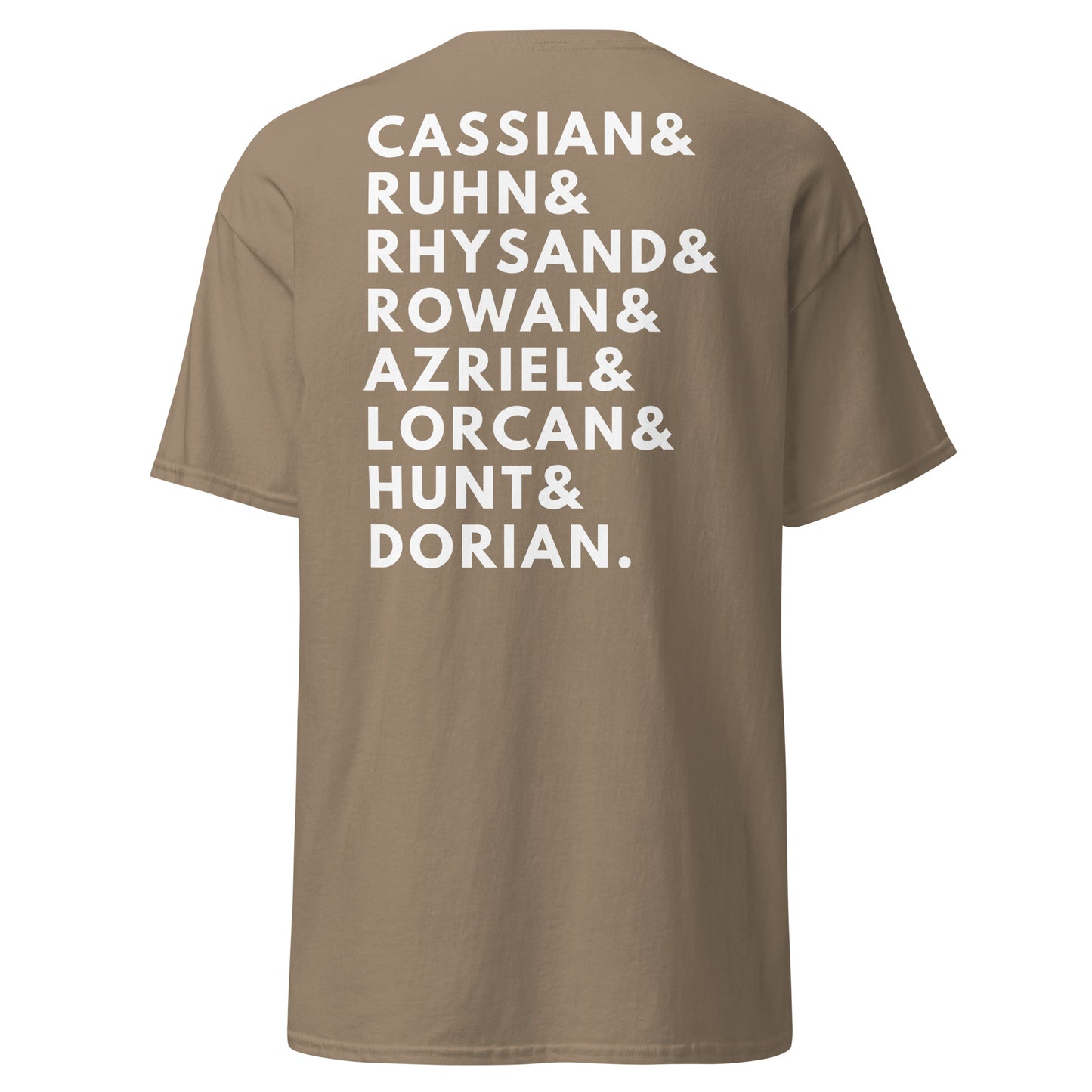 Maasverse Men Love Crewneck Shirt - SJM Book Boyfriends Shirt - Dark Colors