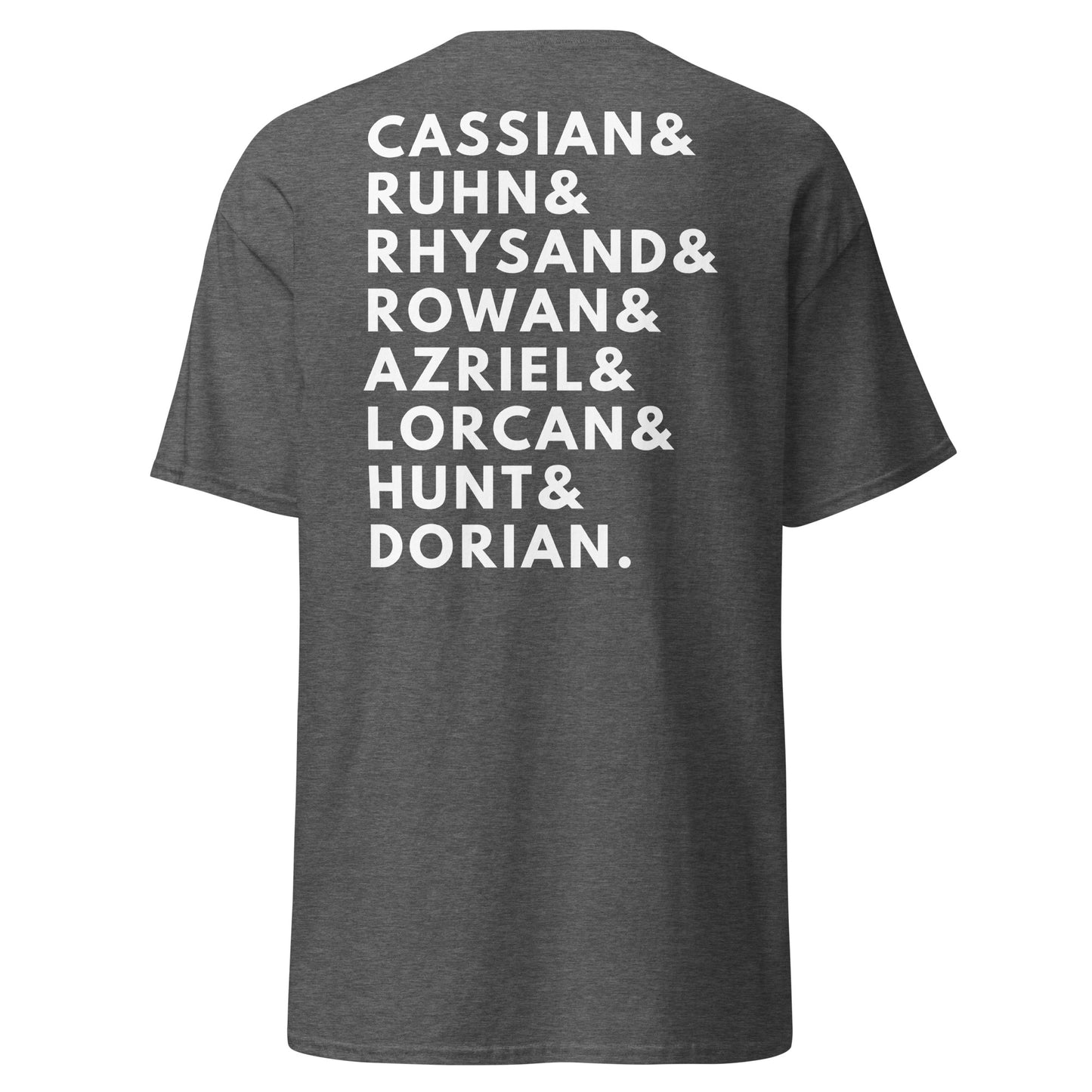 Maasverse Men Love Crewneck Shirt - SJM Book Boyfriends Shirt - Dark Colors
