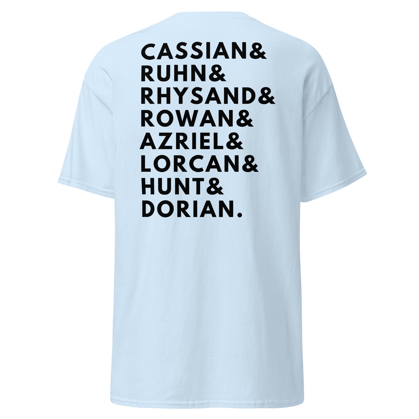 Maasverse Men Love Crewneck Shirt - SJM Book Boyfriends Shirt - Light Colors