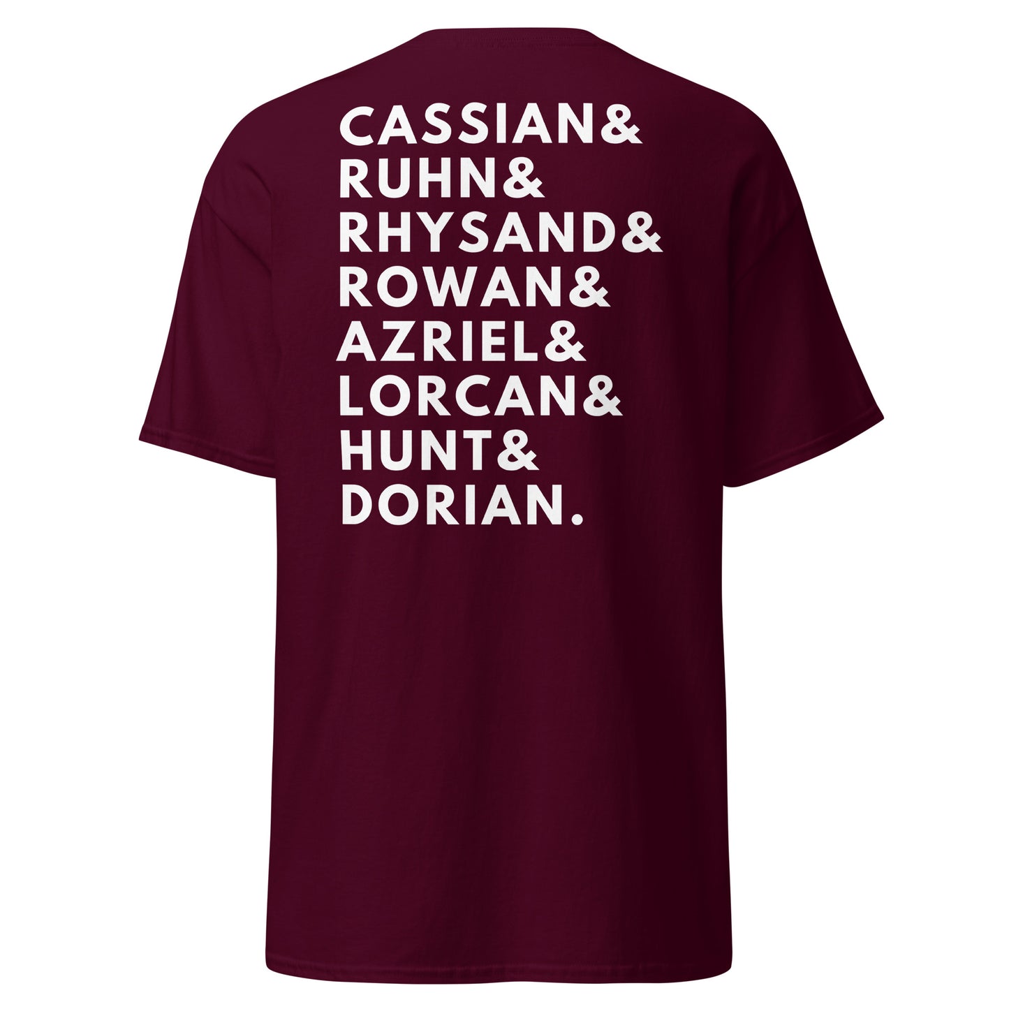 Maasverse Men Love Crewneck Shirt - SJM Book Boyfriends Shirt - Dark Colors