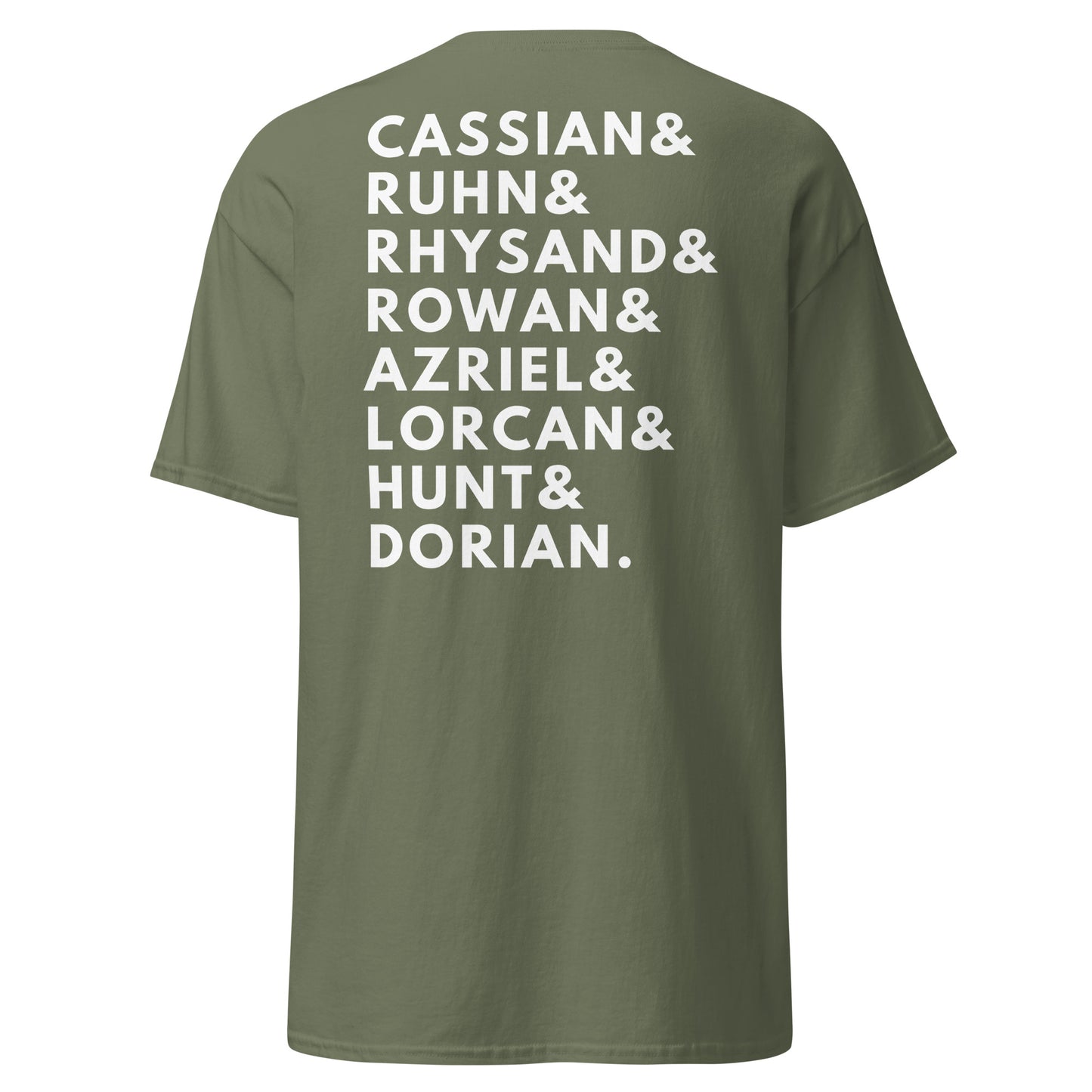 Maasverse Men Love Crewneck Shirt - SJM Book Boyfriends Shirt - Dark Colors